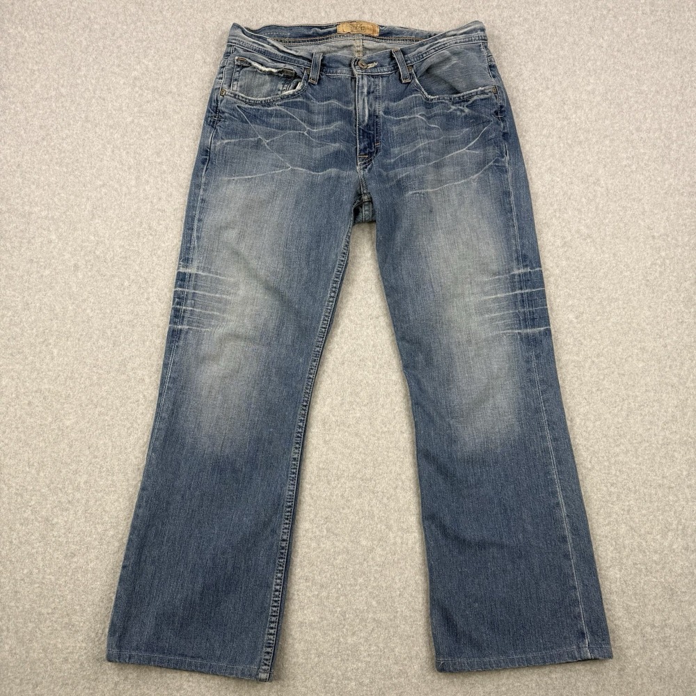BKE Jeans Mens 31x30 (Fits 31x28) Derek Straight‎ Relaxed Western Whickering